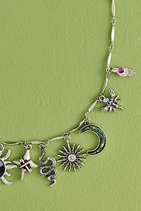 Buy Fantasy Moonlit Book Charm Necklace Online at Earthbound Trading