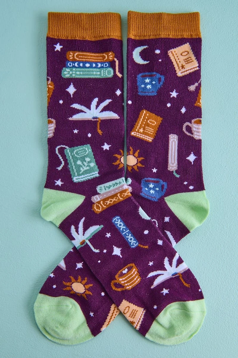 Buy EBX Book Lover Socks Online at Earthbound Trading