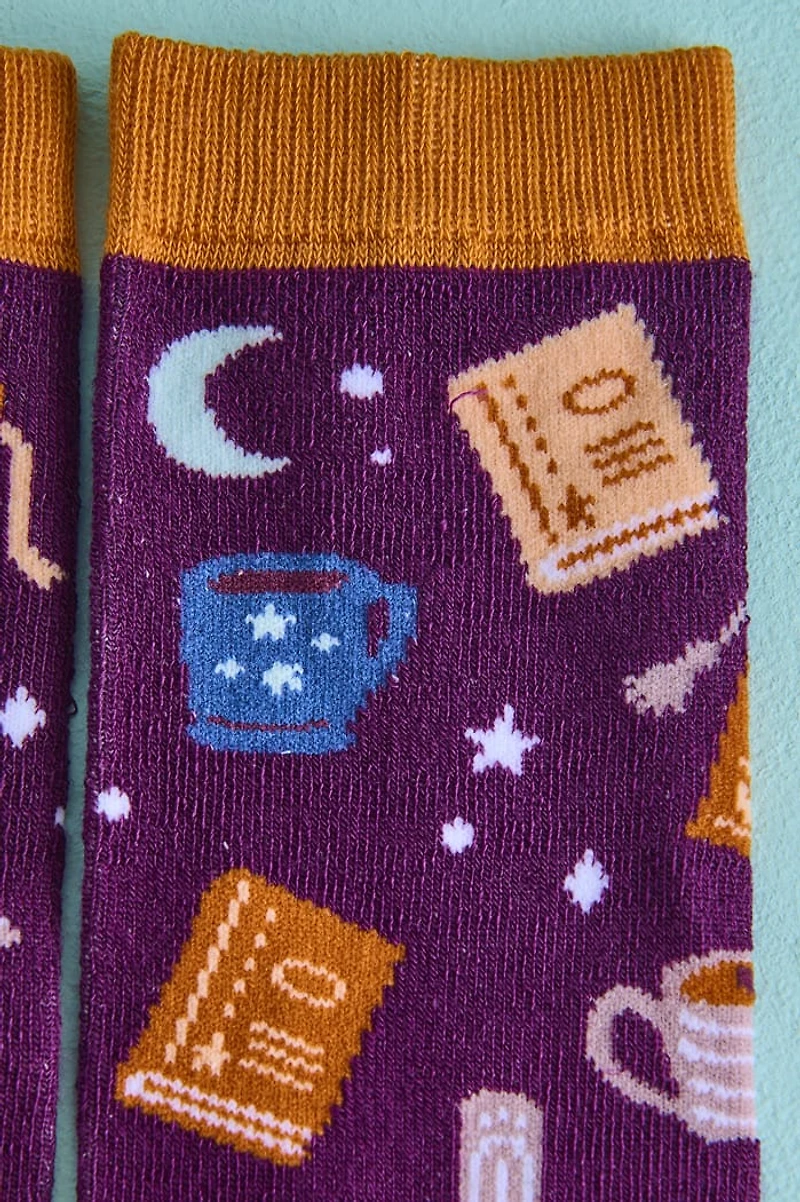 Buy EBX Book Lover Socks Online at Earthbound Trading