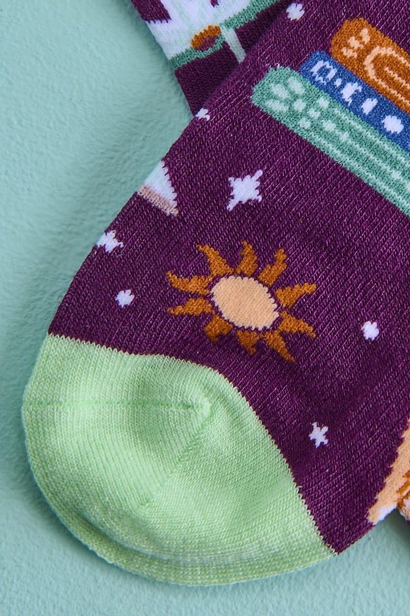 Buy EBX Book Lover Socks Online at Earthbound Trading