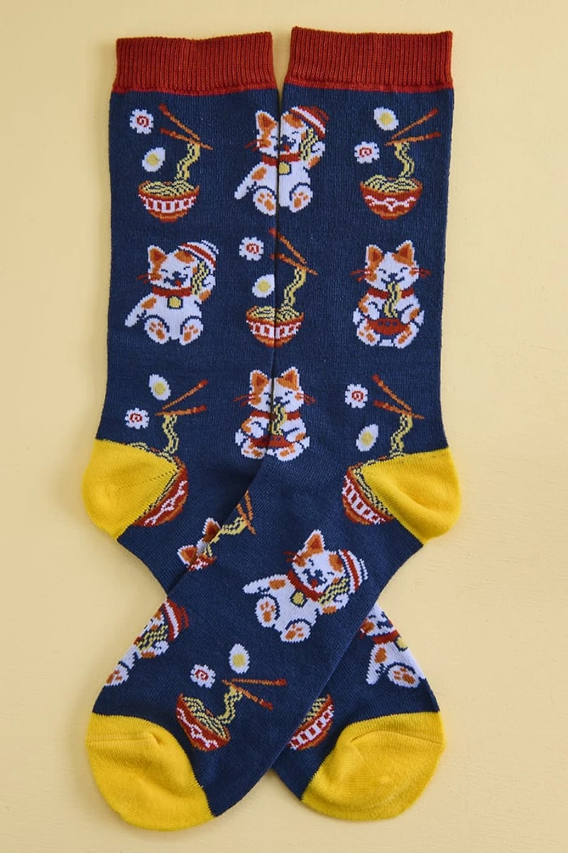 Buy EBX Meow Mein Socks Online at Earthbound Trading
