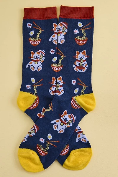 Buy EBX Meow Mein Socks Online at Earthbound Trading
