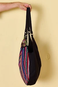 Mushroom Boho Embroidered Shoulder Bag