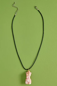 Jasper Torso Figurine Necklace
