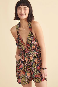 Wildflower Wrap Sari Romper