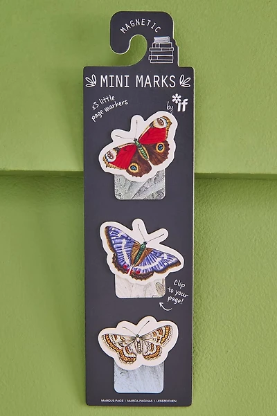Buy Butterflies Mini Magnetic Bookmark Clip Set Online at Earthbound Trading