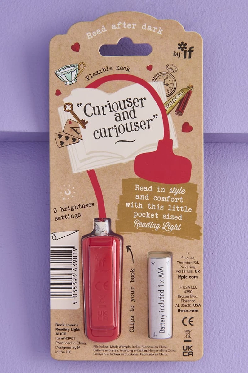 Buy Alice In Wonderland Reading Light Online at Earthbound Trading