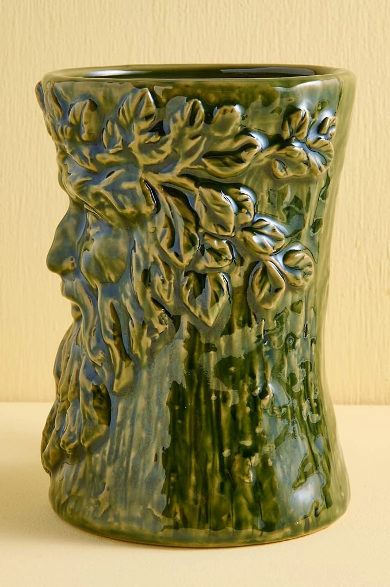 Artisan Crafted Tree Man Ceramic Mug