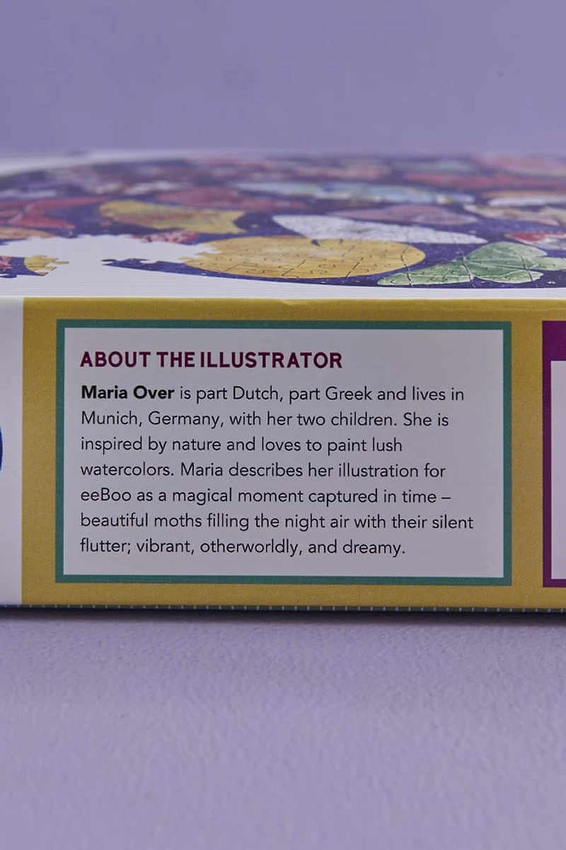 Midnight Moths 500 Piece Round Puzzle