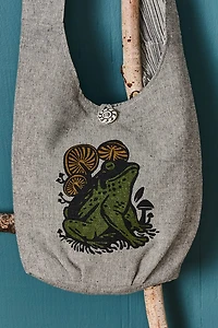 Mushroom Frog Crossbody Bag