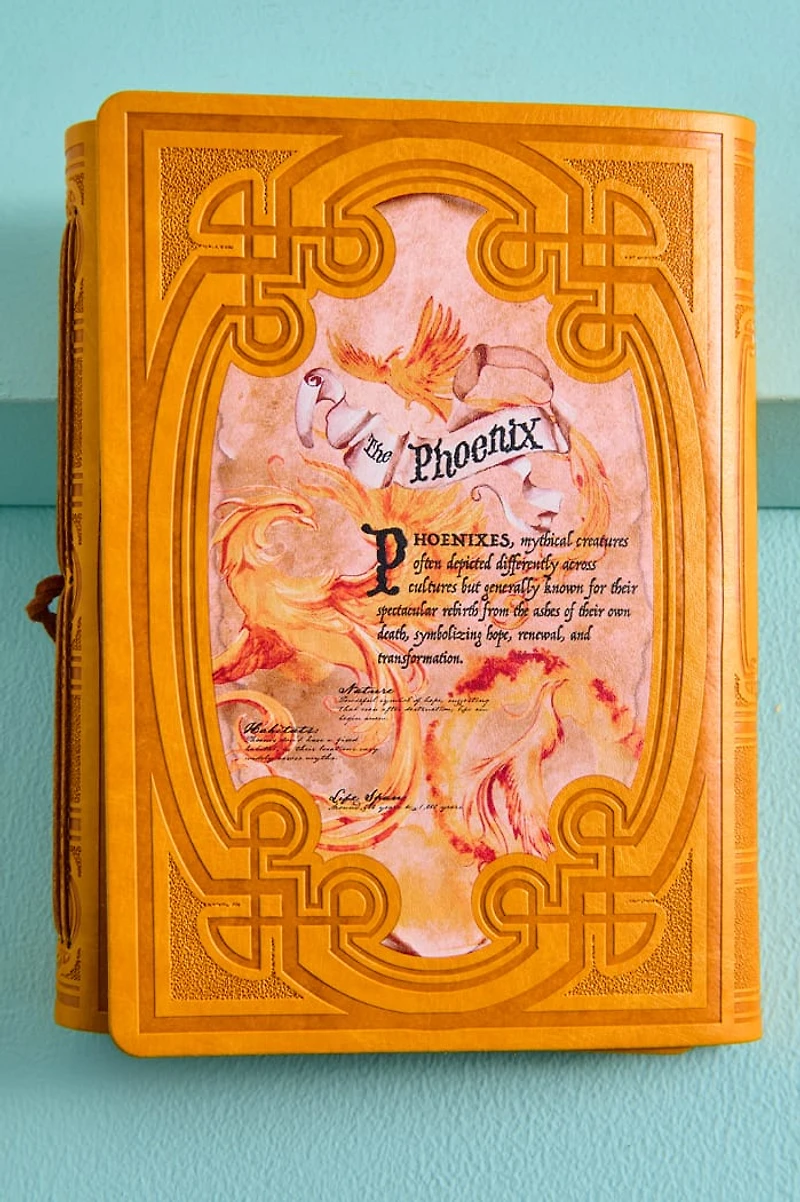 Phoenix Faux Leather Crystal Journal