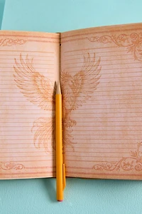 Phoenix Faux Leather Crystal Journal