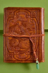 Dragon Faux Leather Crystal Journal