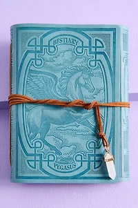 Pegasus Faux Leather Crystal Journal