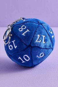 Blue Dungeon Dice Plush Bag Charm