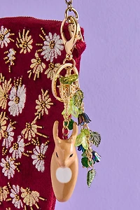 Ceramic Deer Pendant Bag Charm