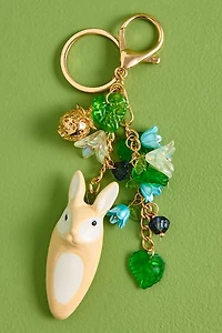 Ceramic Rabbit Pendant Bag Charm