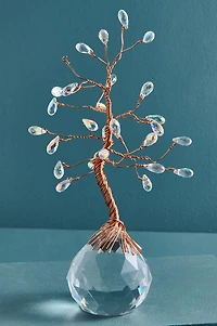 Rainbow Glass Prism Base Gem Tree