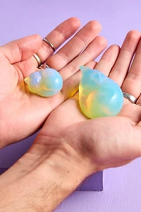 Large Opalite Cat Figurine