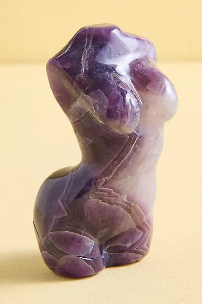 Large Amethyst Torso Figurine