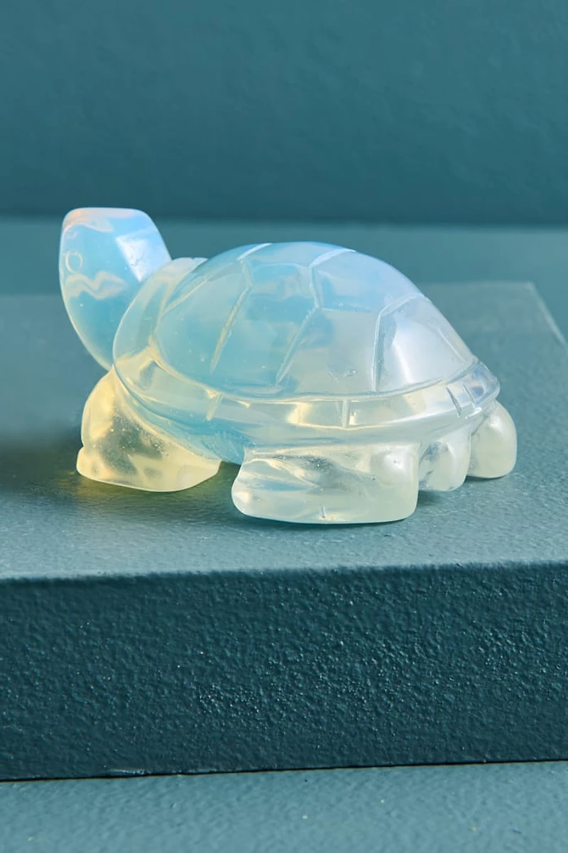 Large Opalite Turtle Figurine