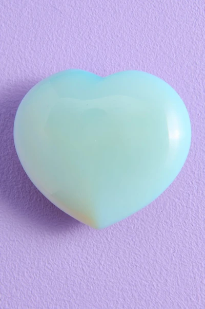 Large Opalite Heart Figurine