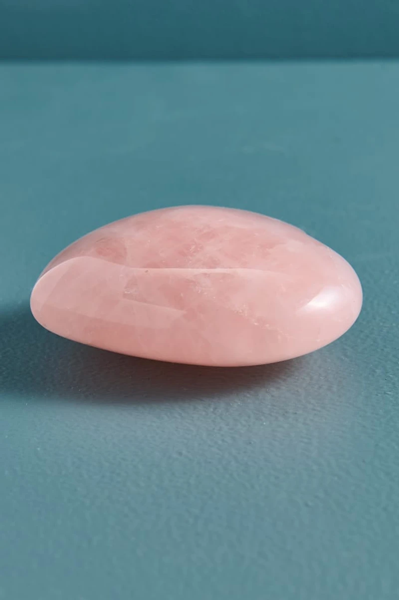 Large Rose Quartz Heart Figurine