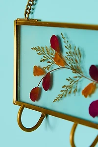 Flowerpress Glass Wall Hook