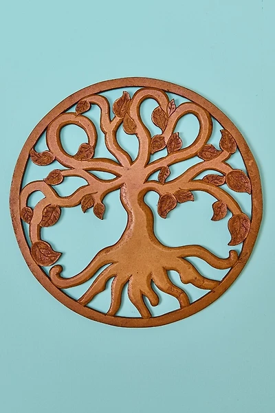 Tree of Life Circular Wooden Wall Plaque