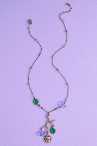 Tree Branch Boho Charm Necklace