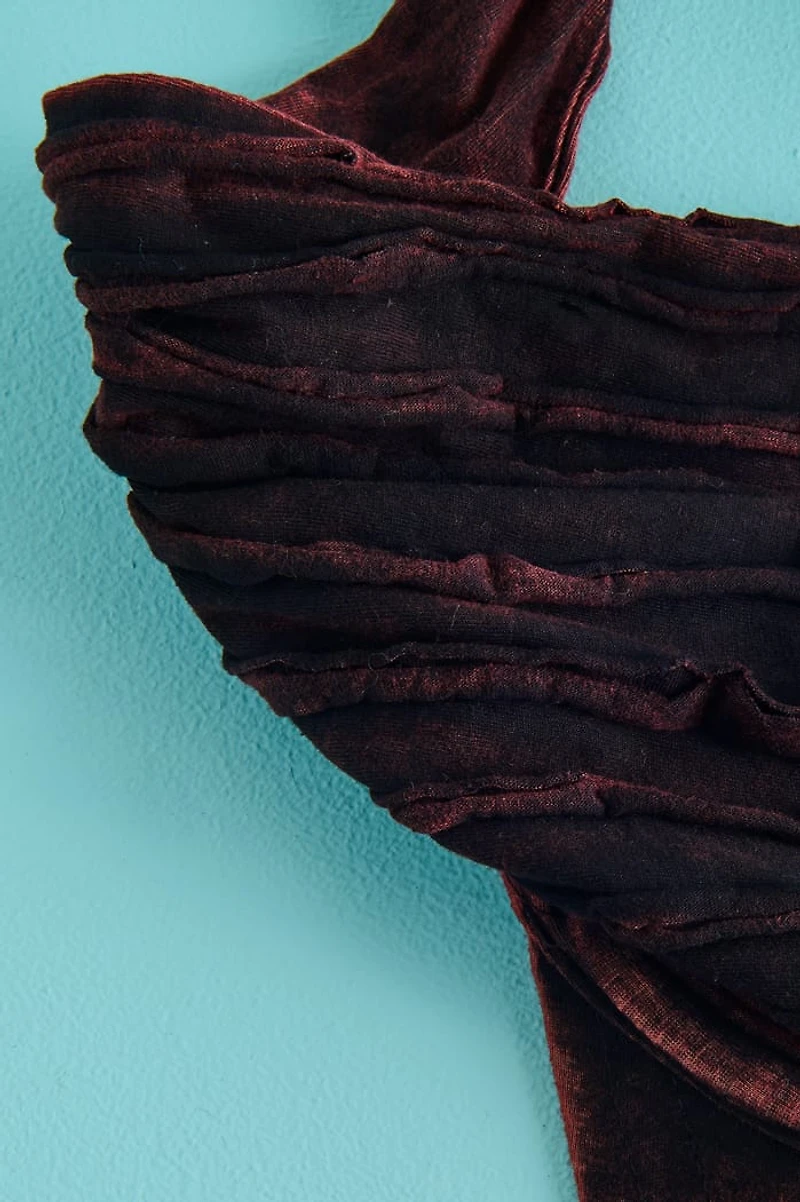 Brown Stone Wash Ruched Visor Hat - Bohemian Summer Hat | Shop Now