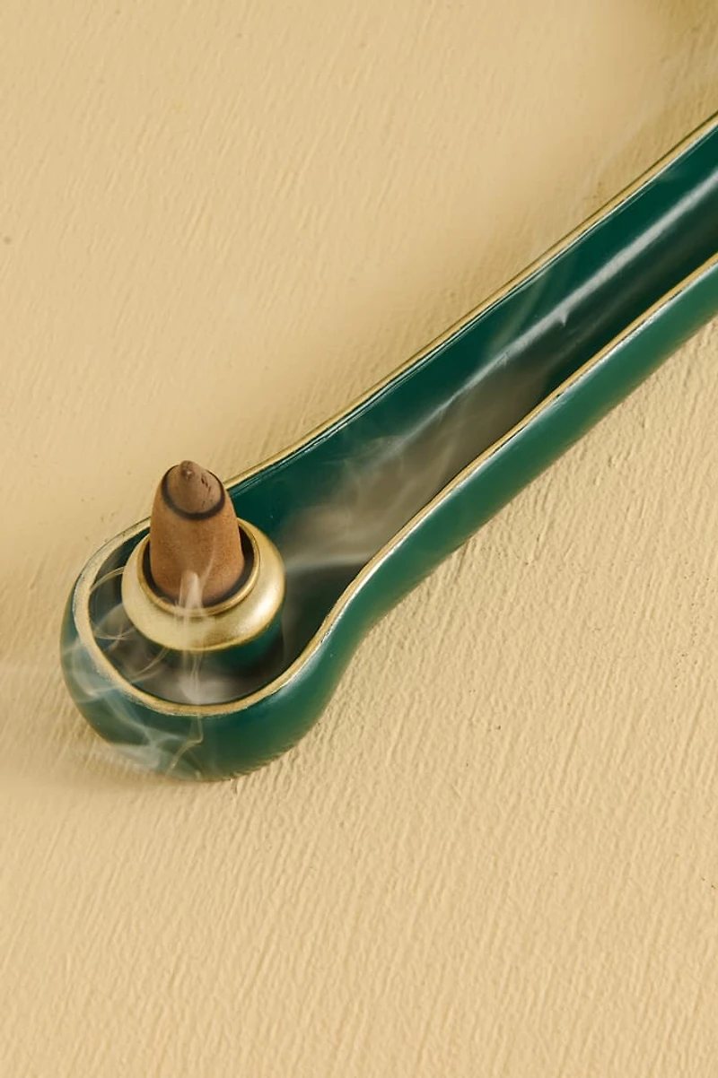 Green Moon Moth 3-In-1 Incense Burner