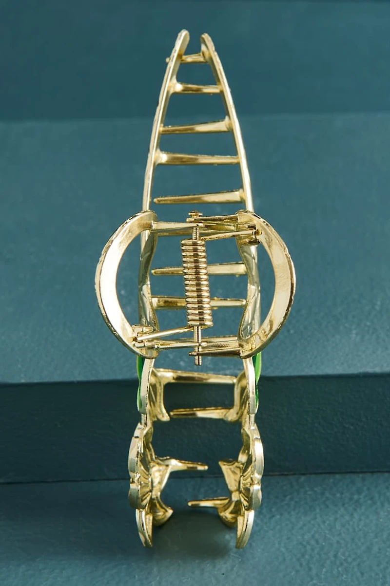 White Lily Flower Claw Clip - Boho Hippie Hair Clip | Get the Look