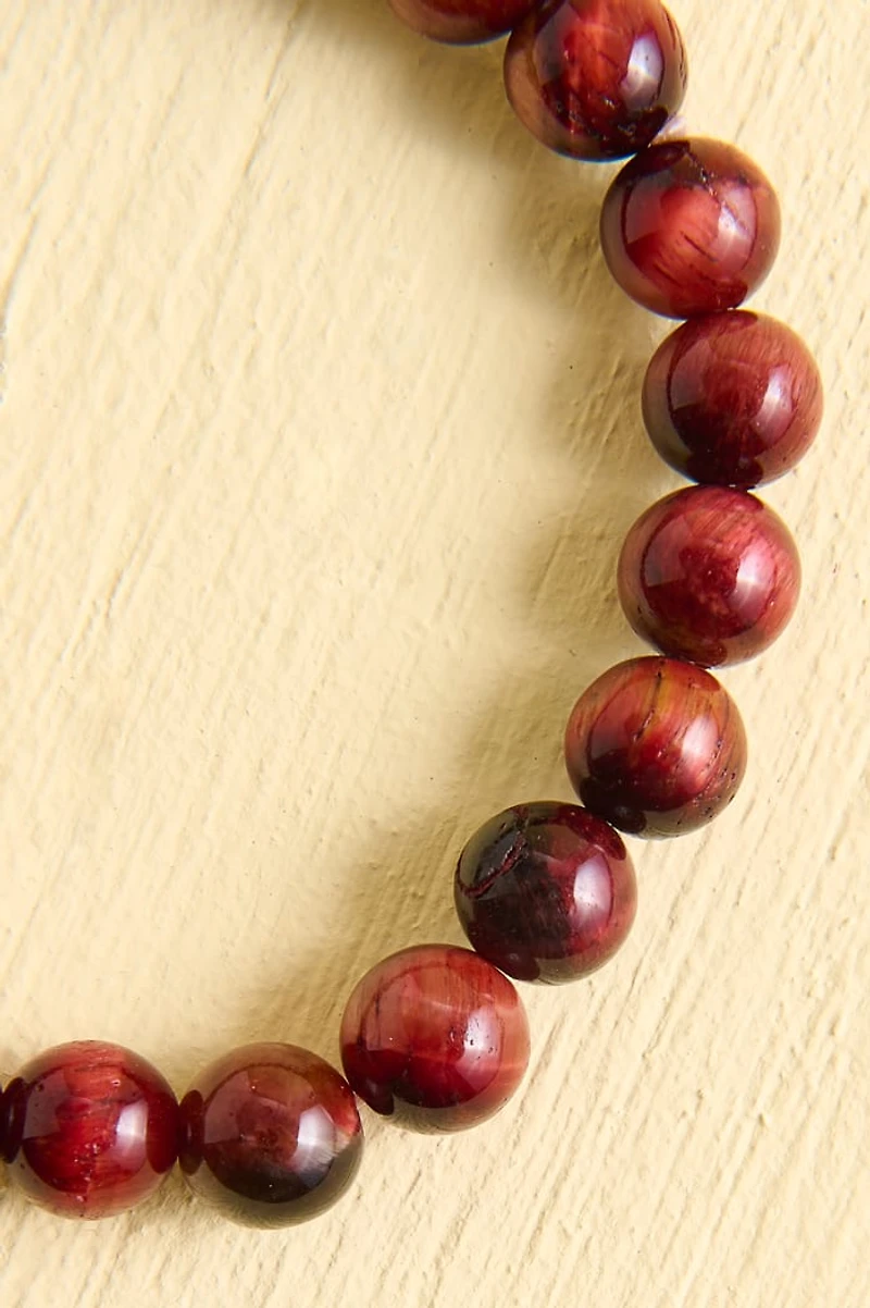Tiger’s Eye Aura Bead Stretch Bracelet