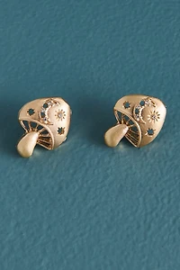 Moonlit Mushroom Stud Earrings