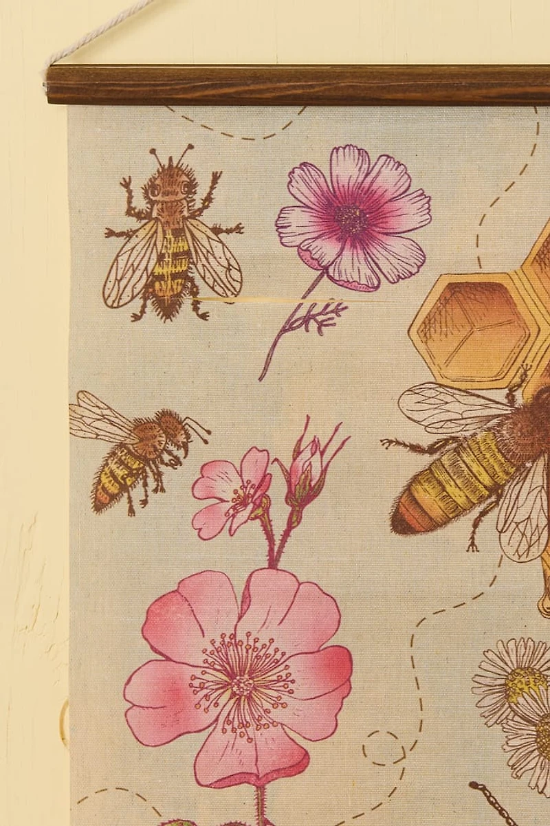 EBX Bee Garden Wall Art Banner