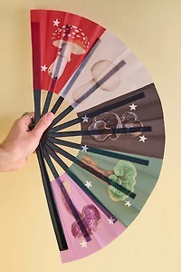 Mushrooms Festival Hand Fan