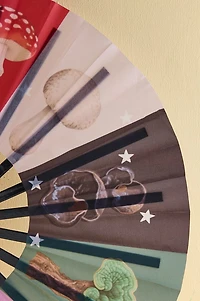 Mushrooms Festival Hand Fan