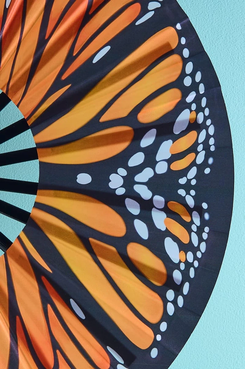 Monarch Butterfly Festival Hand Fan