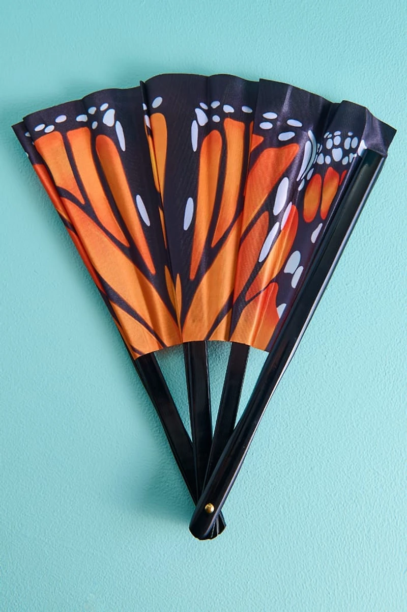 Monarch Butterfly Festival Hand Fan