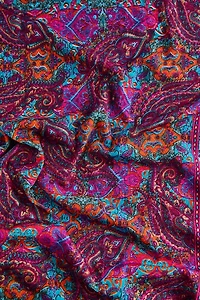 Hot Pink Paisley Wrap Sarong