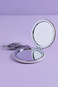 Red Coastal Shell Compact Mirror Keychain - Boho Accessory Buy