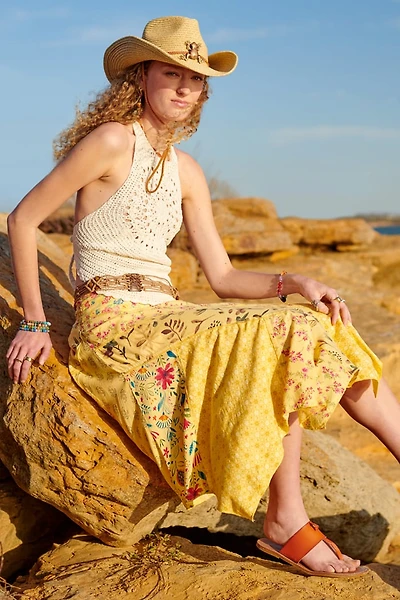Assorted Yellow Patchwork Fairy Skirt