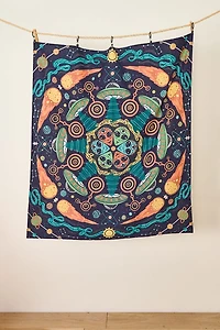 EBX Alien Mandala SM Tapestry