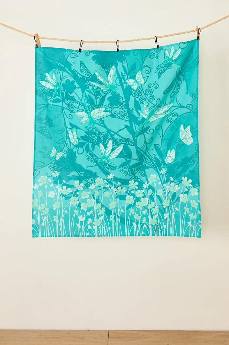 Dragonfly Gathering SM Tapestry