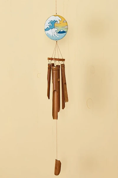 Great Wave Bamboo Windchime