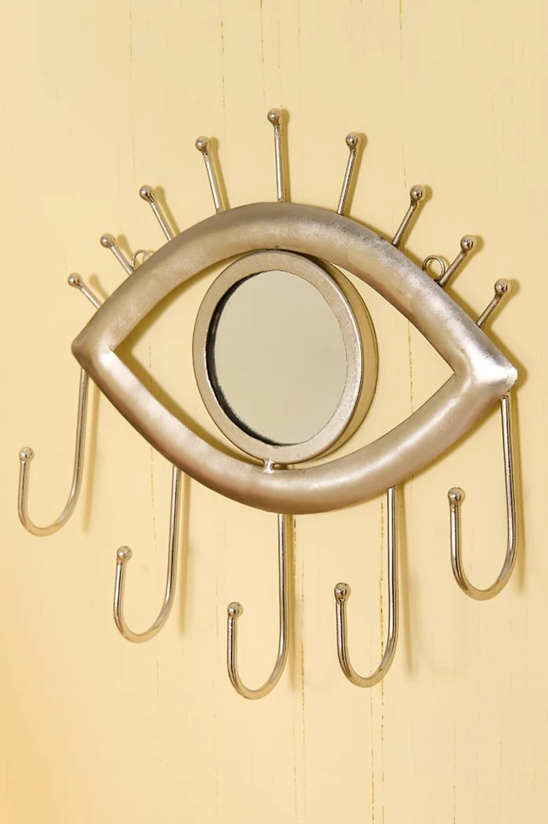 Metal Evil Eye Mirror Wall Hook