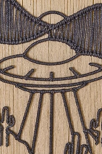Southwest UFO Macrame Wall Hanging