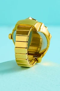 Gold Boho Mandala Watch Ring