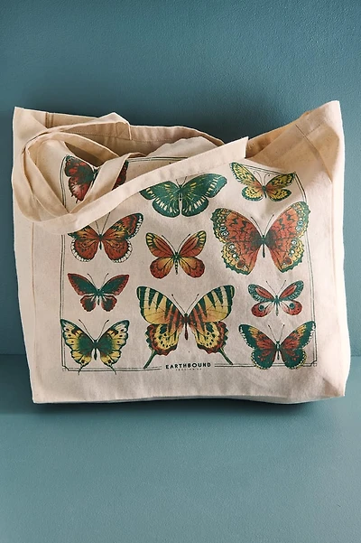 EBX Vintage Butterfly Tote Bag